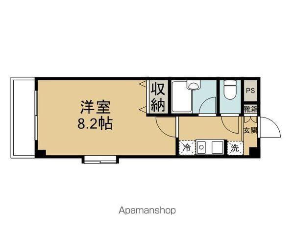 メゾンペシャール(1K/1階)の間取り写真