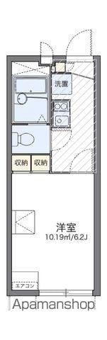レオパレスガーネット合川(1K/1階)の間取り写真