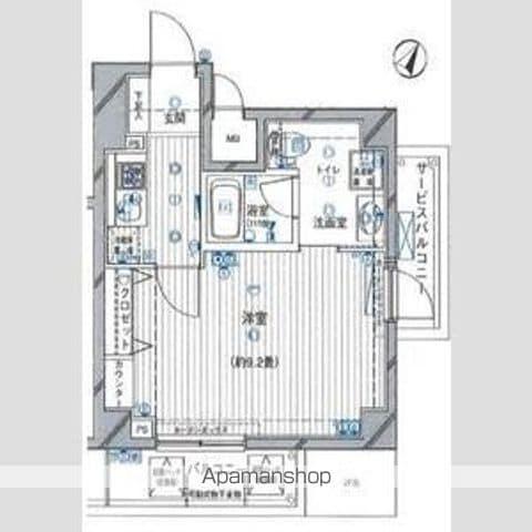 コンフォラス千石(1K/5階)の間取り写真