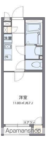 クレイノ美国Ⅱ(1K/2階)の間取り写真