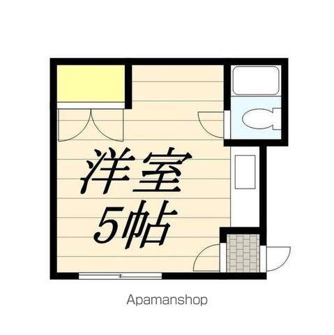 北24条駅ハウス(ワンルーム/1階)の間取り写真