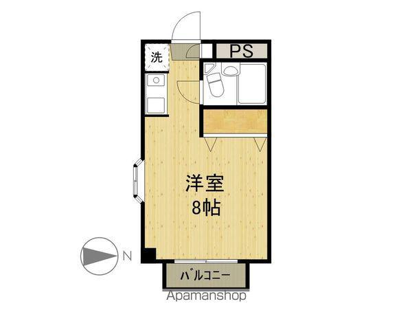 ル・ソレイユ狛江(ワンルーム/1階)の間取り写真