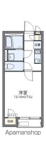 レオネクストサンフラワー(1K/1階)の間取り写真