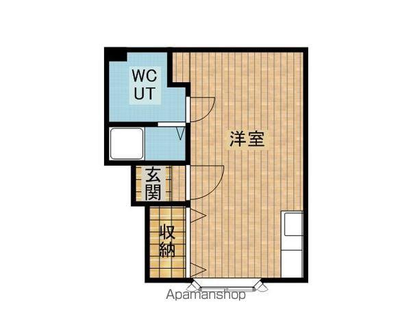 PRESTEIGEΒ(ワンルーム/3階)の間取り写真