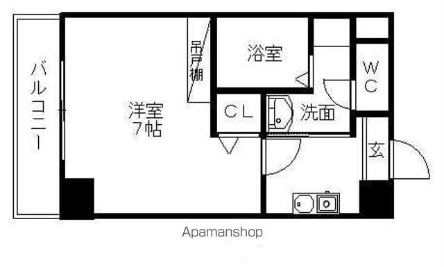 マ・メゾン・プルミエ(1K/5階)の間取り写真