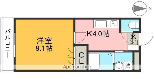 クレディール豊田(1K/1階)の間取り写真