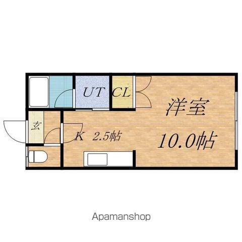 HOKUEI21(1K/2階)の間取り写真
