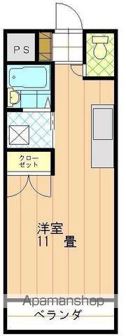 パークハイツ東雲(ワンルーム/3階)の間取り写真