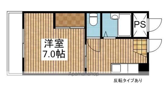 デイブレイクタウン(1K/4階)の間取り写真