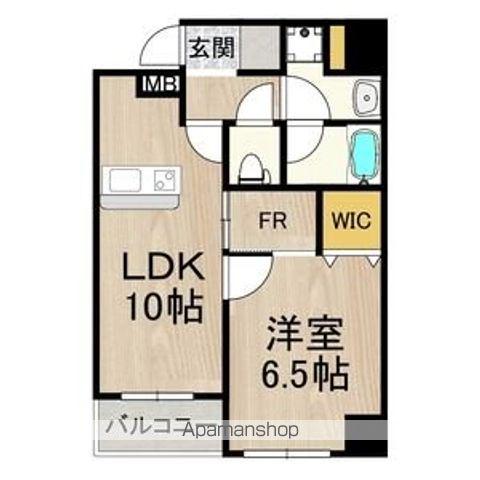 CITY SPIRE難波グレイス(1SLDK/11階)の間取り写真