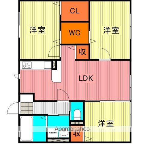 グレイスメゾン(3LDK/2階)の間取り写真