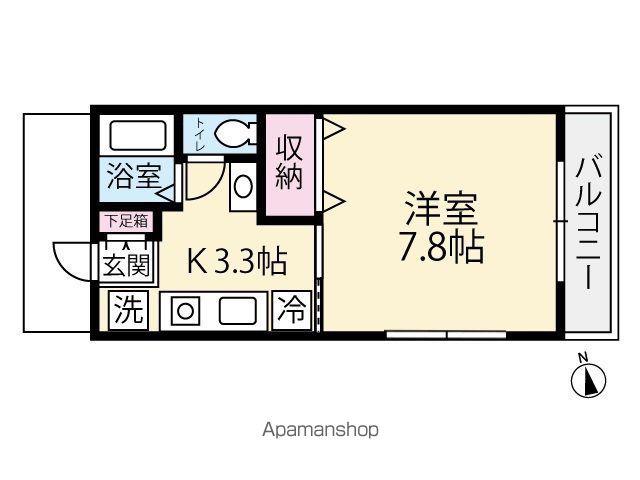 ハイツ・セントベル(1K/1階)の間取り写真