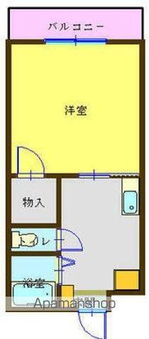 アークヒルズ上田Ⅱ(1K/3階)の間取り写真