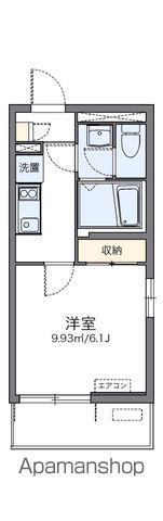 レオネクストジラソーレ(1K/1階)の間取り写真