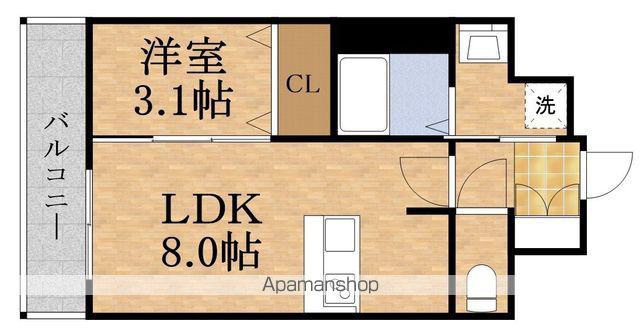 ショーケンレジデンス(1LDK/7階)の間取り写真