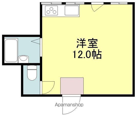 かどやビル(ワンルーム/4階)の間取り写真