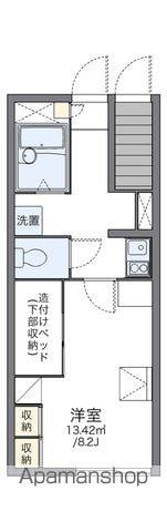 レオパレス飯野坂 Y K(1K/1階)の間取り写真