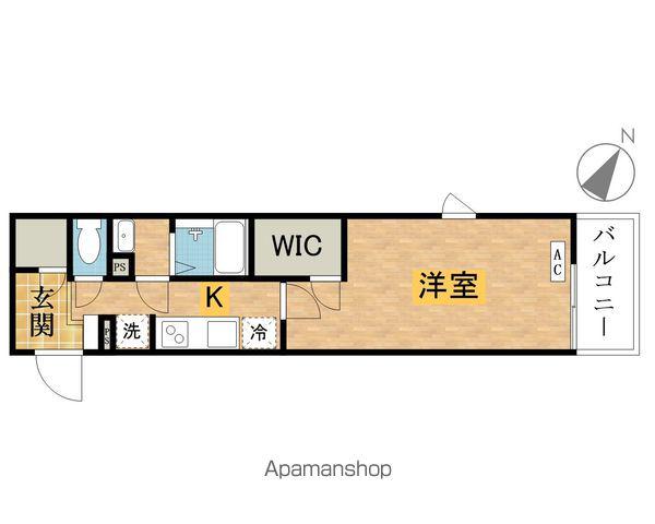 八王子市明神町プロジェクト(1K/2階)の間取り写真