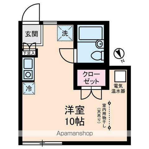 ヴィラ要町(ワンルーム/1階)の間取り写真