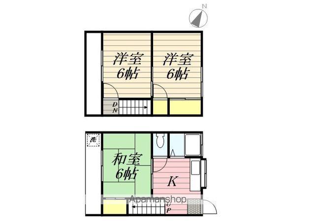 伊藤コーポⅠ(3K/1階)の間取り写真