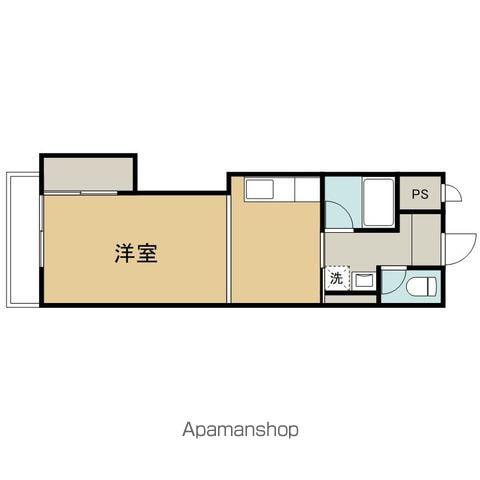 都南マンション(1K/1階)の間取り写真