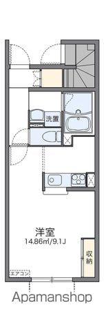 レオネクスト温泉町(1K/1階)の間取り写真