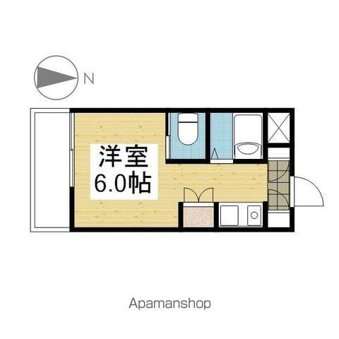 スミタスヴィレッジ高砂(ワンルーム/3階)の間取り写真
