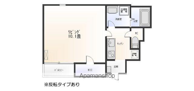 グランクリュ桜(1K/1階)の間取り写真