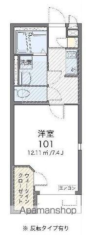ミランダMINOWA(1K/2階)の間取り写真
