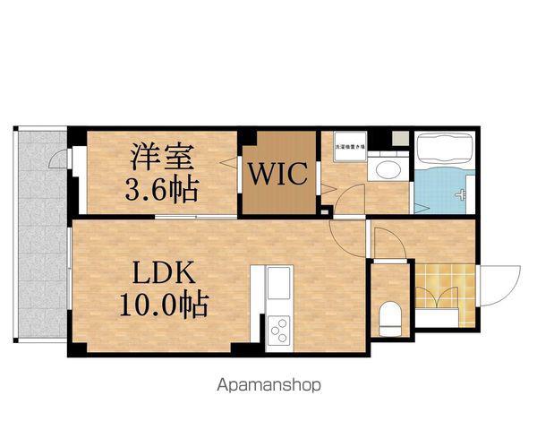 CADENZA(1LDK/4階)の間取り写真