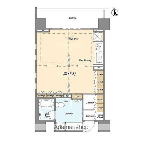 Mトリアノン(ワンルーム/8階)の間取り写真