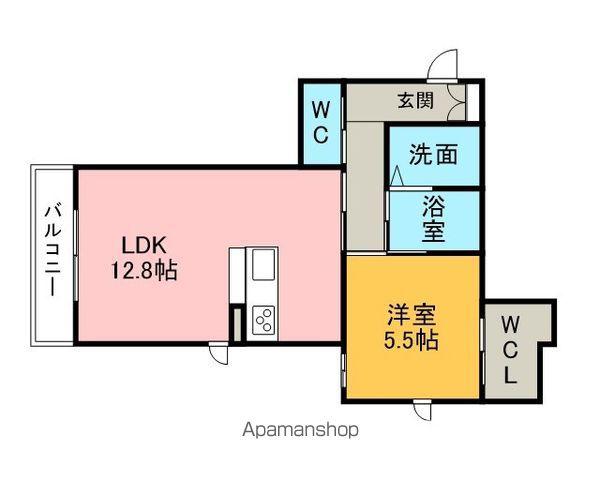 ターナSUMIYOSHI(1LDK/3階)の間取り写真
