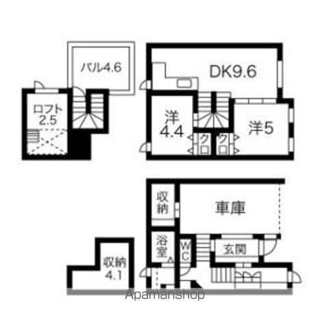 DOLETA山鼻A(2DK)の間取り写真