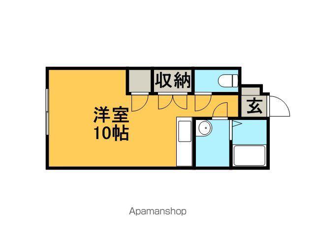 アイホーム銭函(ワンルーム/3階)の間取り写真