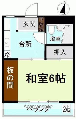 メゾン高陽(1K/3階)の間取り写真