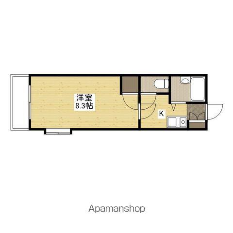ARASE BLDⅡ(1K/3階)の間取り写真