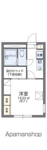 レオパレス平岸高台(1K/2階)の間取り写真