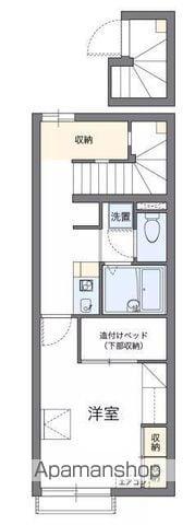 レオパレスグランドゥールレイナ(1K/2階)の間取り写真