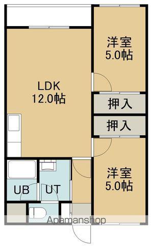 フロム・K(2LDK/2階)の間取り写真