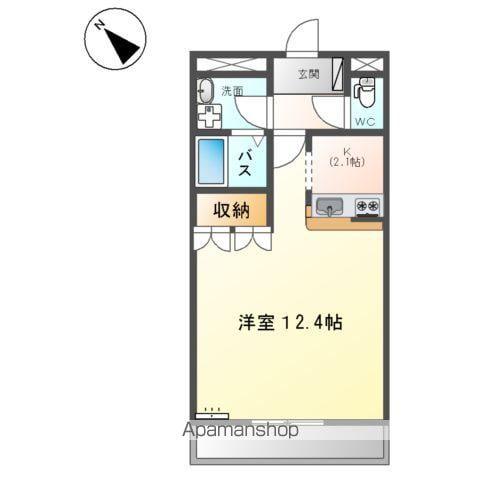 プチコパン町屋(1K/2階)の間取り写真