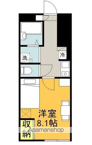 御殿場線 大岡駅(静岡) 徒歩18分 2階建 築23年(1K/1階)の間取り写真