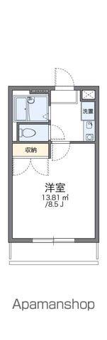 レオパレスアネックス.M.O(1K/1階)の間取り写真