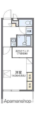 レオパレスアルモニ1番館(1K/3階)の間取り写真