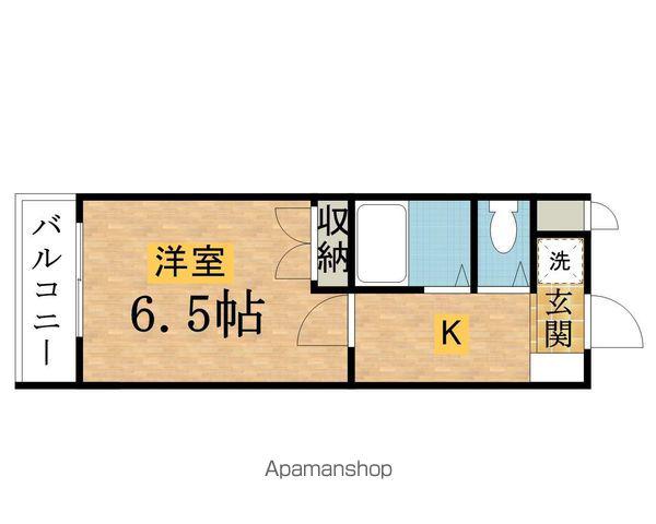 ベル永寿(1K/1階)の間取り写真