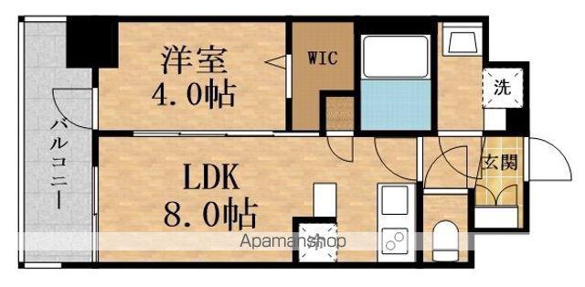 PLEINDOR SHIN-KITANO(1LDK/3階)の間取り写真