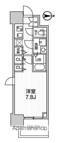 LA DOUCEUR黒川(1K/3階)の間取り写真