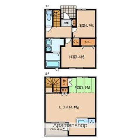 LUMINARE(3LDK)の間取り写真