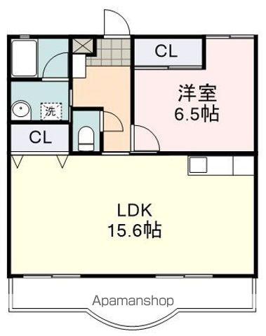 リュミエール(1LDK/3階)の間取り写真