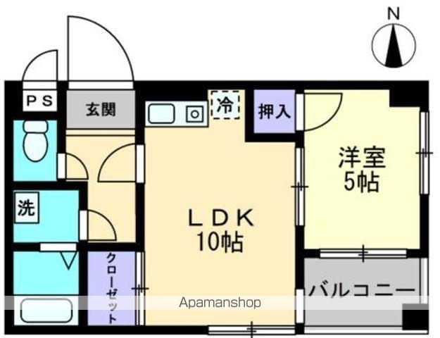 グランディⅠ(1LDK/3階)の間取り写真