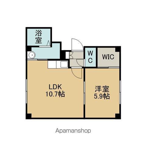 エルドラード青葉B(1LDK/1階)の間取り写真